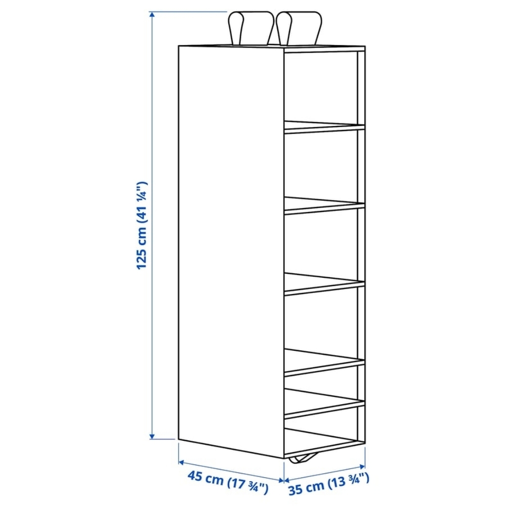 IKEA Hanging Closet Organizer in Off White - Picture 7 of 8